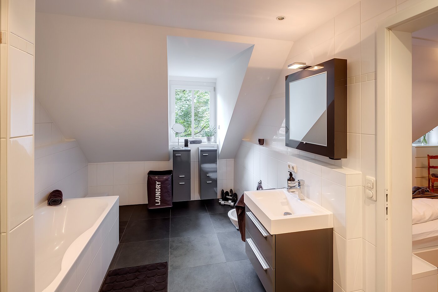 Piso dúplex  de 2.5 habitaciones | München-Solln | 701961 | Tageslichtbad mit...