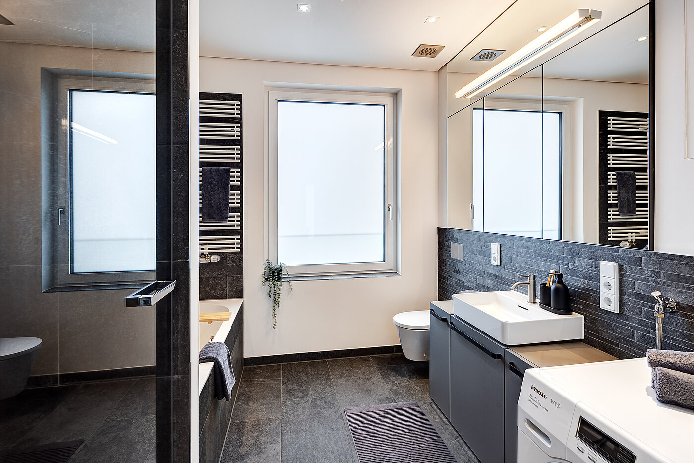 Penthouse de 2 habitaciones | München-Maxvorstadt | 704271 | Tageslichtbad mit...