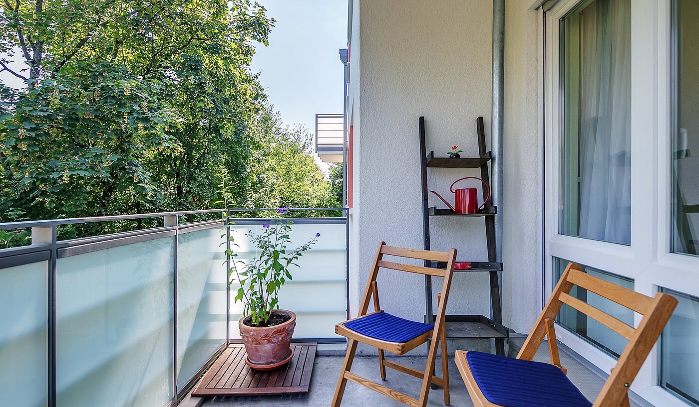 Apartamento de 2 habitaciones | München-Milbertshofen | 2004ML3 | schöner Balkon