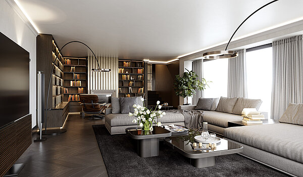 Propiedad especial de 15 habitaciones | Bad Wiessee | 701592 | Landhaus Wohnbereich