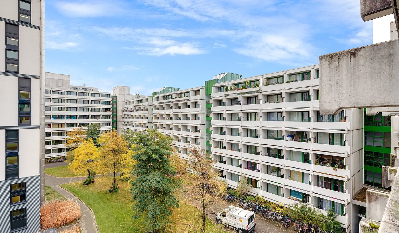 Apartamento de 1 habitación | München-Au | 2211ML1 | Blick in den Innenhof