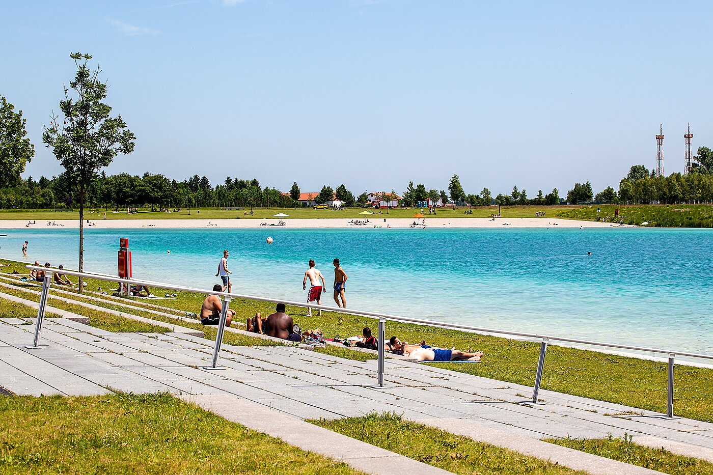 Piso ático de 3 habitaciones | München-Riem | 701701 | Der Riemer See im Sommer...