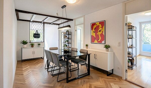 Apartamento de 3.5 habitaciones | München-Bogenhausen | 703051 | Möglicher Essplatz - (KI generiert)