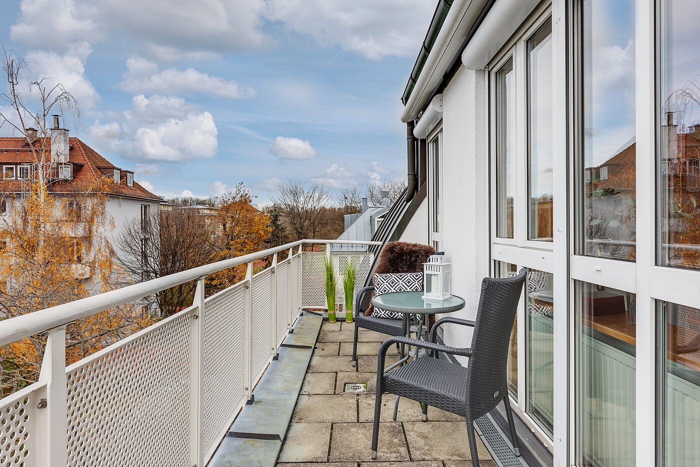 Piso ático de 2 habitaciones | München-Sendling | 1911ML4 | Sonniger Balkon