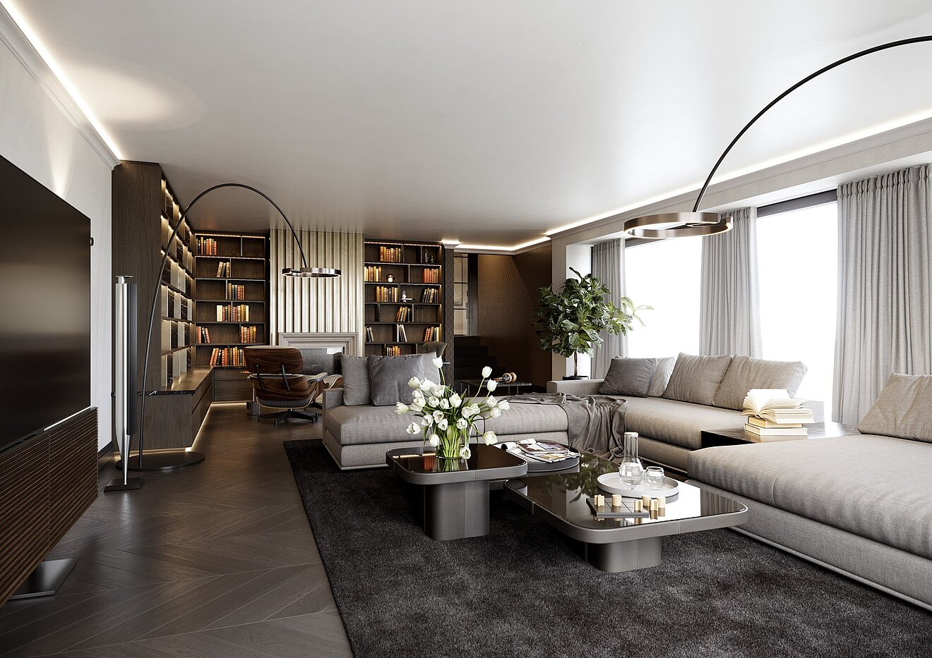 Propiedad especial de 15 habitaciones | Bad Wiessee | 701591 | Landhaus Wohnbereich