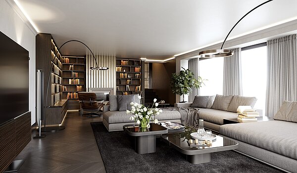 Propiedad especial de 15 habitaciones | Bad Wiessee | 701591 | Landhaus Wohnbereich