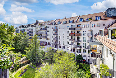Schwabing: Gran piso urbano de 1,5 habitaciones con encanto