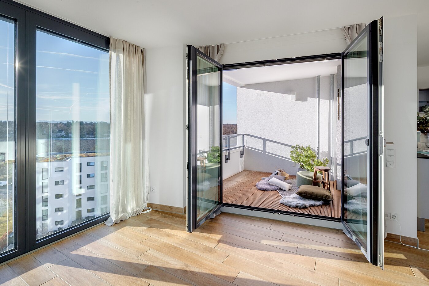 Apartamento de 3 habitaciones | München-Obersendling | 70260 | Zugang zum Balkon