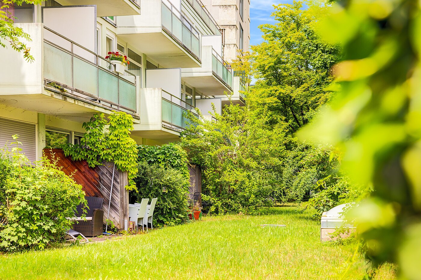 Apartment de 1 habitación | München-Schwabing | 70257 | Gartenansicht