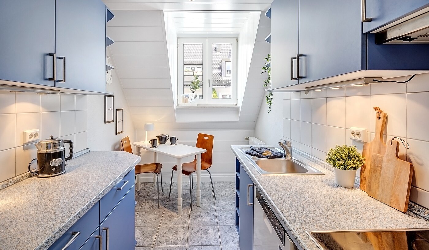 Apartamento de 1.5 habitaciones | München-Schwabing | 70014 | Helle Küche mit...