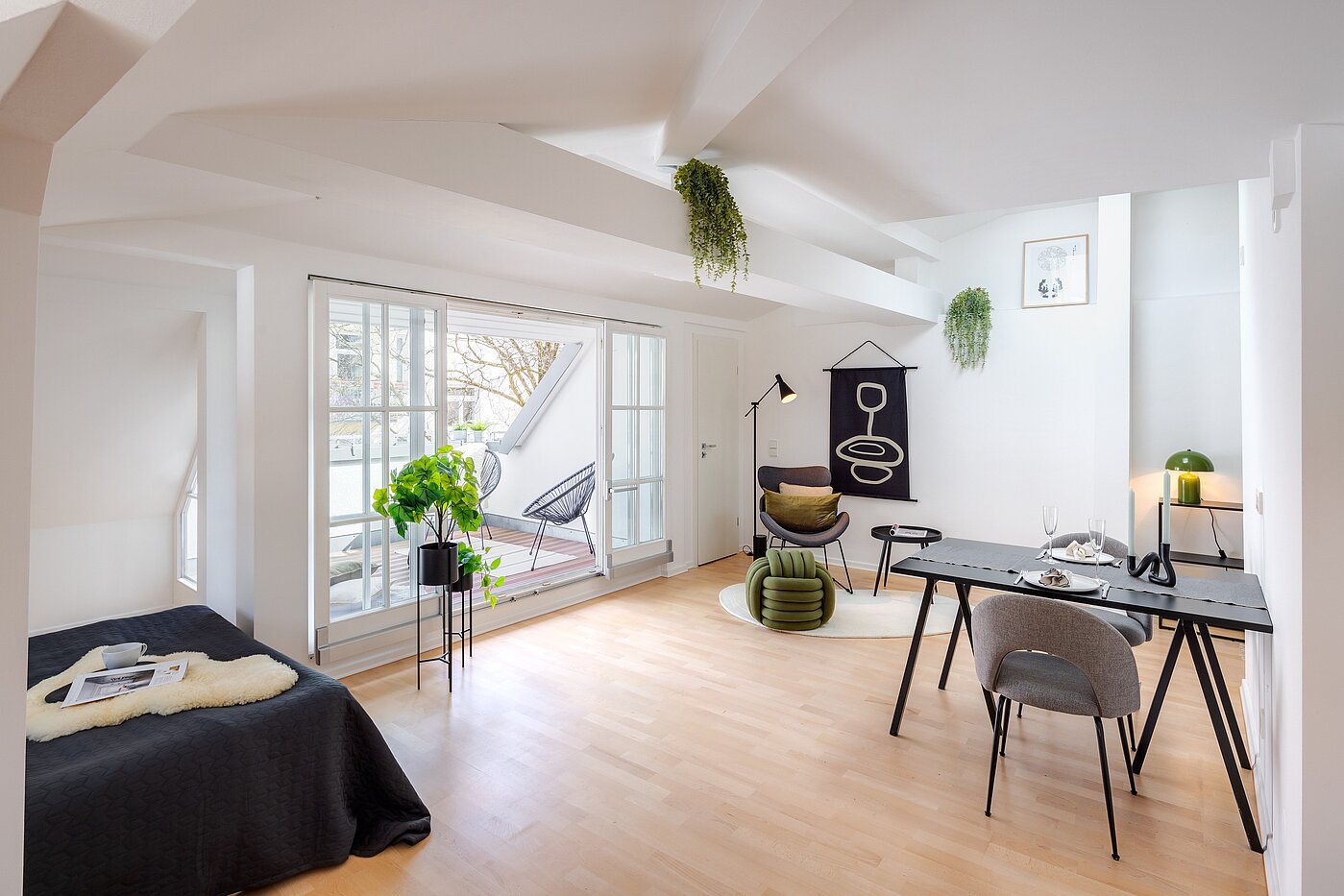 Piso ático de 1 habitación | München-Sendling | 700402 | Ideale Raumnutzung