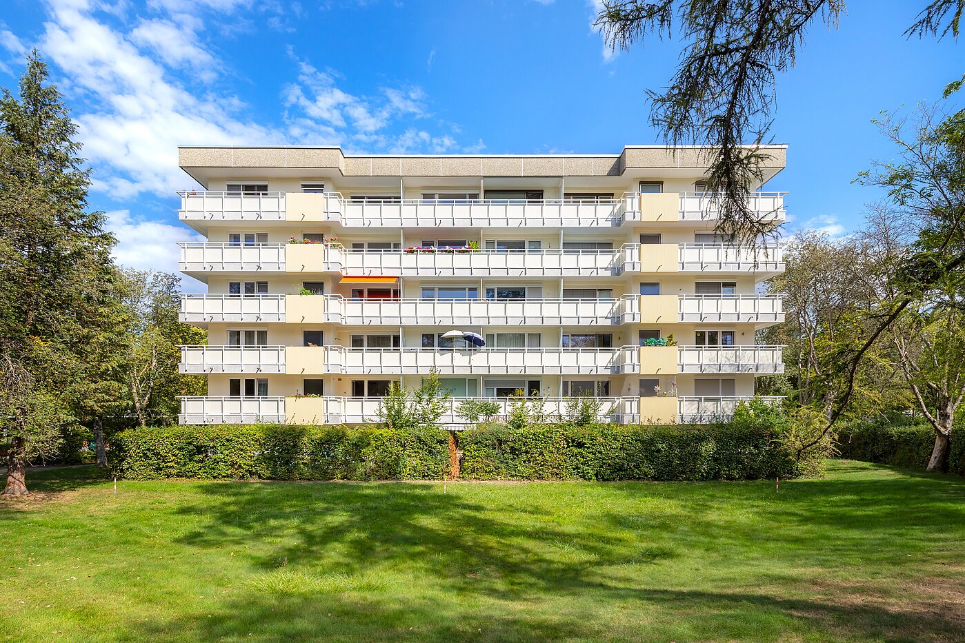 Apartment de 1 habitación | München-Solln | 70499 | Gartenansicht