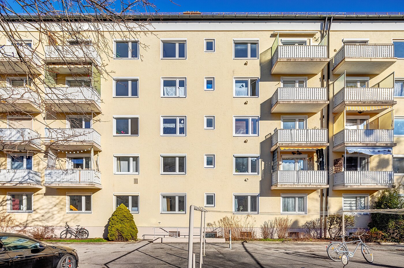 Apartamento de 1 habitación | München-Sendling | 2201ML3 | ...und vom Innenhof aus