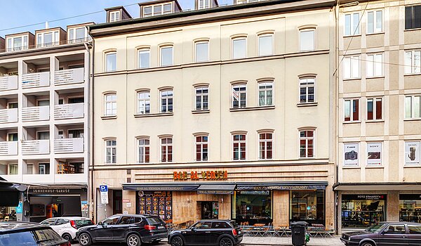 Apartamento de 1 habitación | München-Ludwigsvorstadt | 70388 | Gebäudeansicht