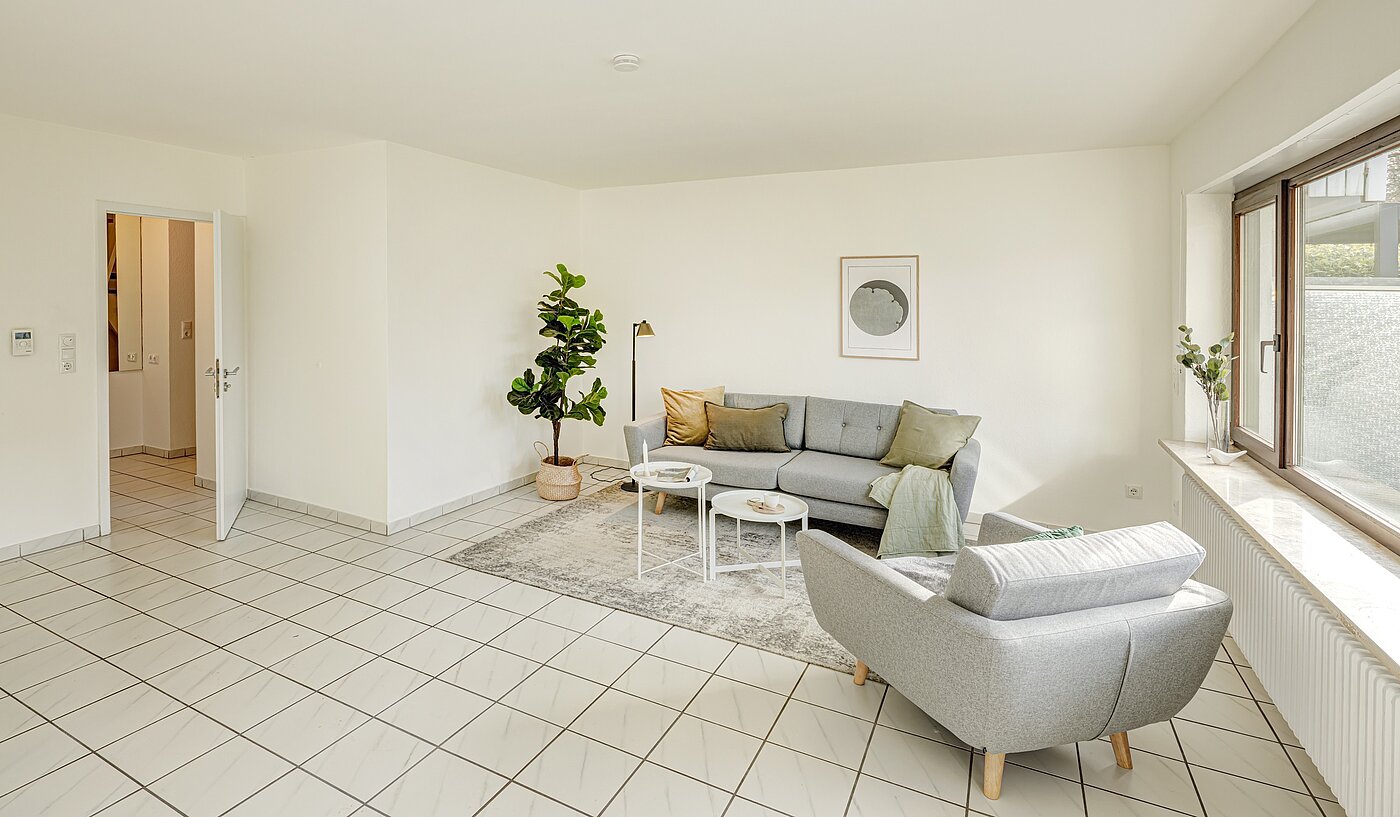 Casa centro adosada  de 5 habitaciones | Unterschleißheim | 70187 | Helles geräumiges Wohnzimmer...