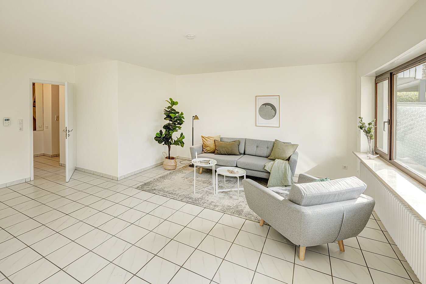 Casa centro adosada  de 5 habitaciones | Unterschleißheim | 70187 | Helles geräumiges Wohnzimmer...