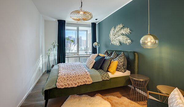 Apartamento de 3 habitaciones | München-Sendling | 70167 | ...mit großem Bett...