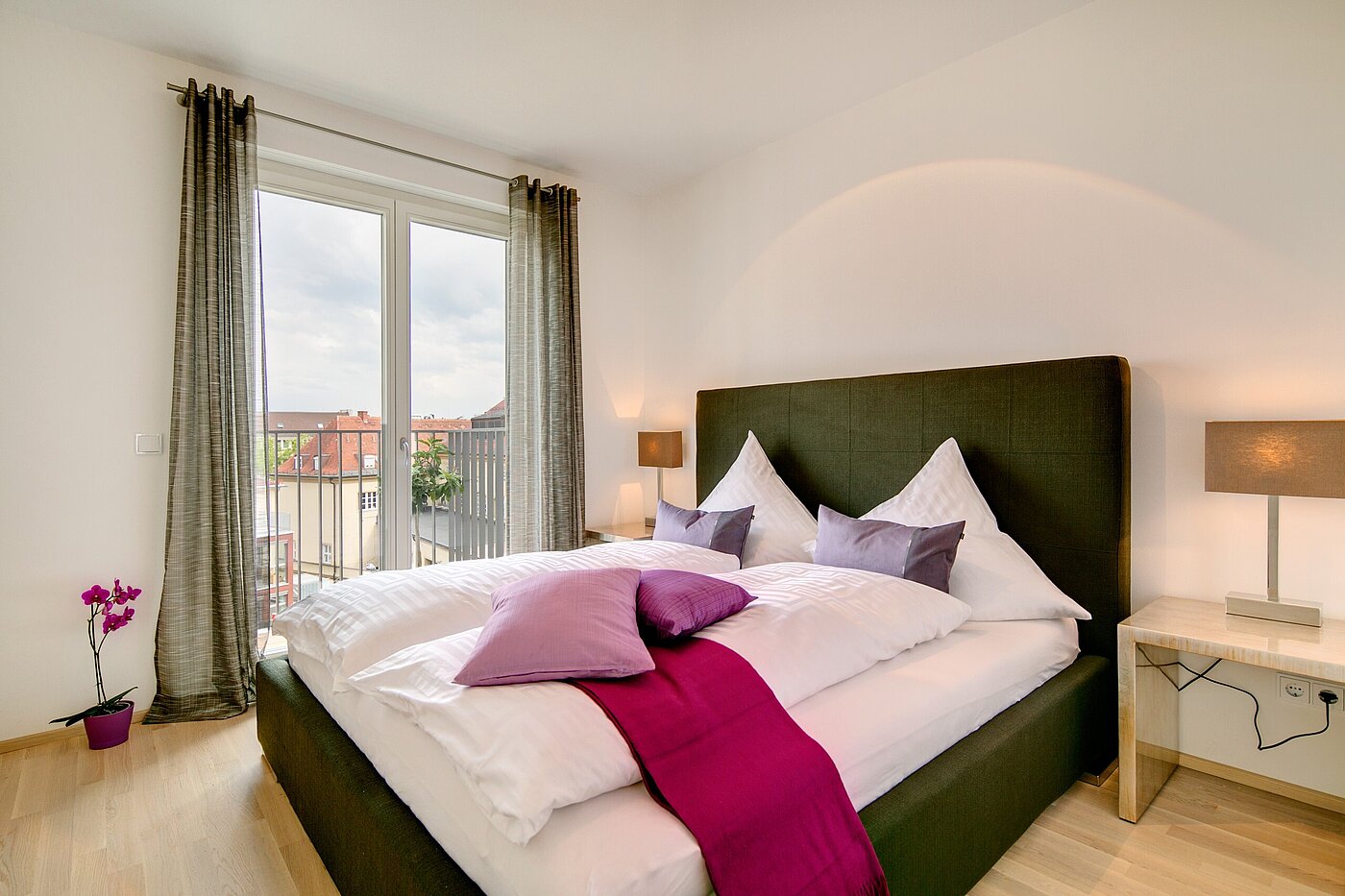 Apartamento de 2 habitaciones | München-Maxvorstadt | 70023 | Schlafzimmer mit...