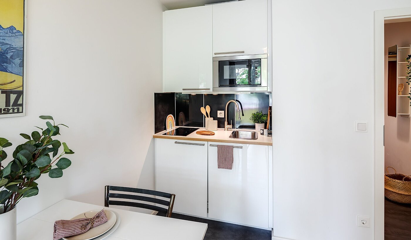 Apartamento de 1 habitación | München-Obergiesing | 1903ML2 | Praktische Küchenzeile