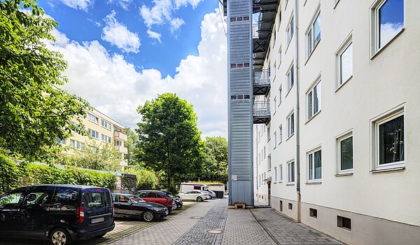 Apartamento de 1 habitación | München-Schwabing | 70454 | ...und Außenaufzug