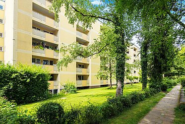 Fürstenried: Vivienda de 1 ambiente - sitio tranquilo y verde