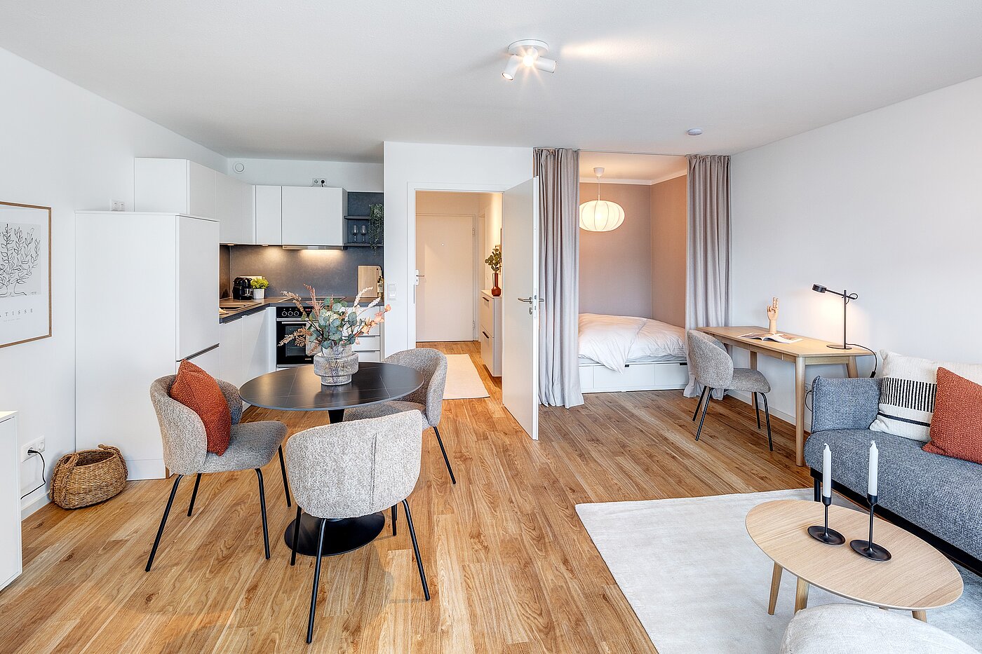 Apartamento de 1 habitación | München-Neuhausen | 70197 | Schlafnische zum...
