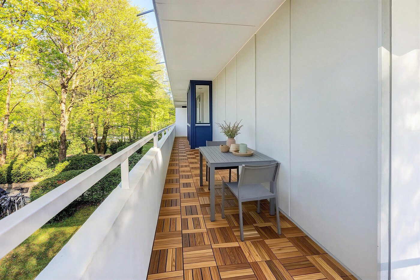 Apartamento de 3.5 habitaciones | München-Bogenhausen | 703052 | Schattiger Nordbalkon