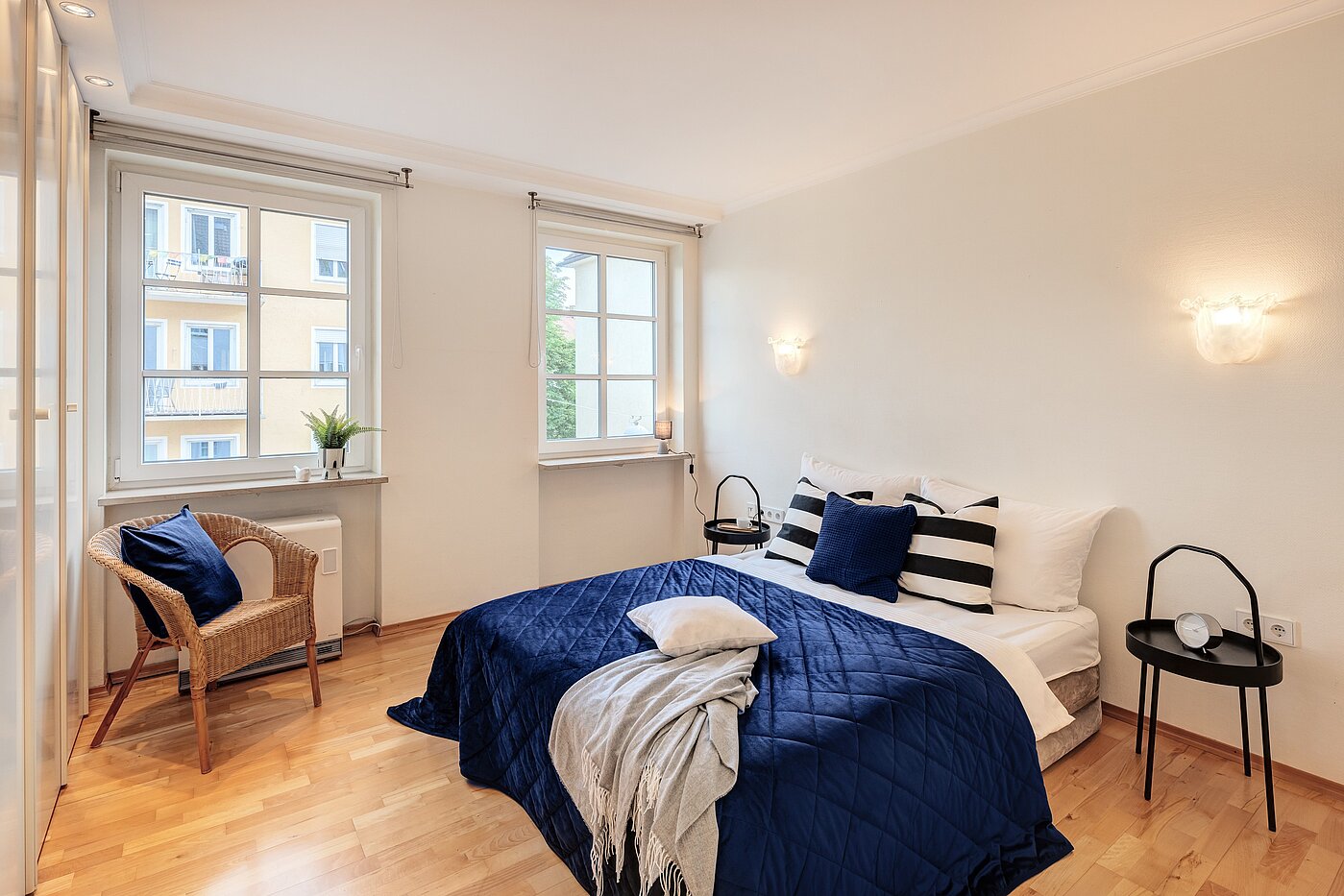 Apartamento de 3 habitaciones | München-Maxvorstadt | 70133 | Schlafzimmer mit...