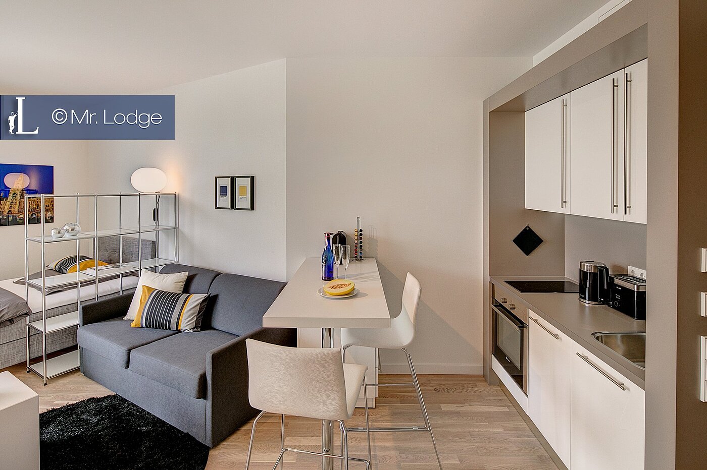 Apartamento de 1 habitación | München-Bogenhausen | 1802ML4 | ....und Essbereich