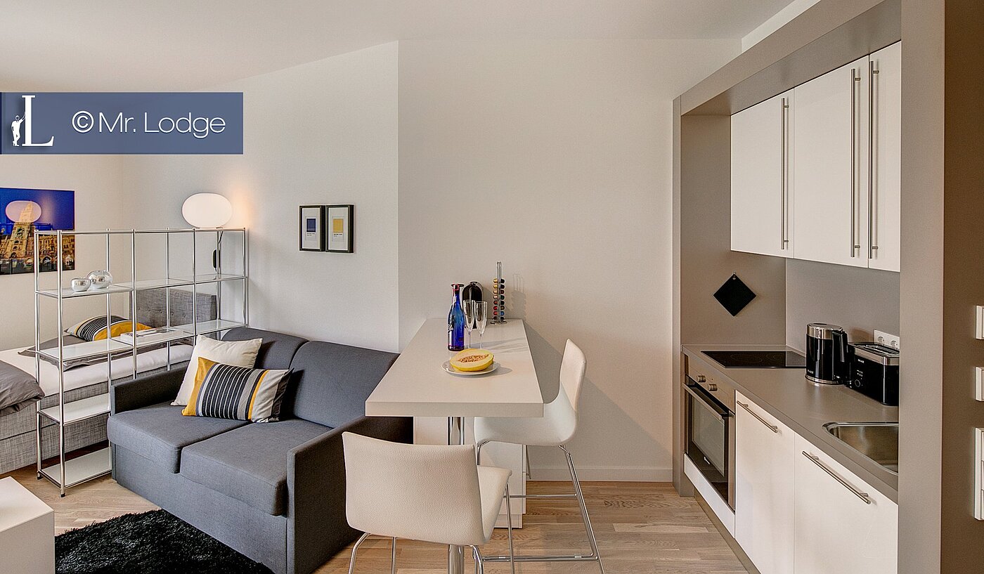 Apartamento de 1 habitación | München-Bogenhausen | 1802ML4 | ....und Essbereich
