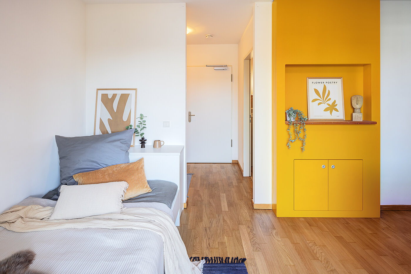 Apartment de 1 habitación | München-Ramersdorf | 70415 | Wohn- und Schlafzimmer