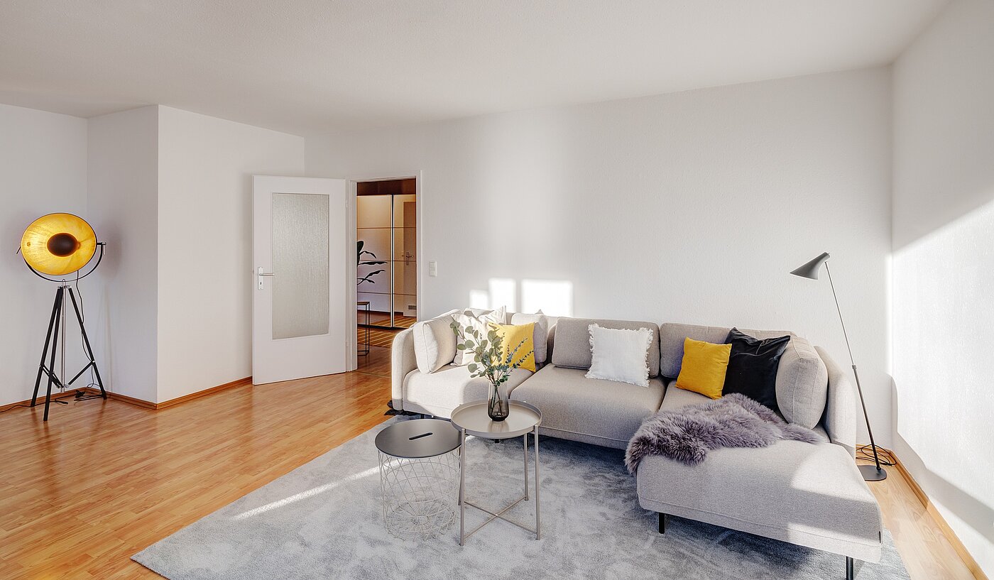 Apartamento de 3 habitaciones | München-Bogenhausen | 70085 | Gemütliches Wohnzimmer...