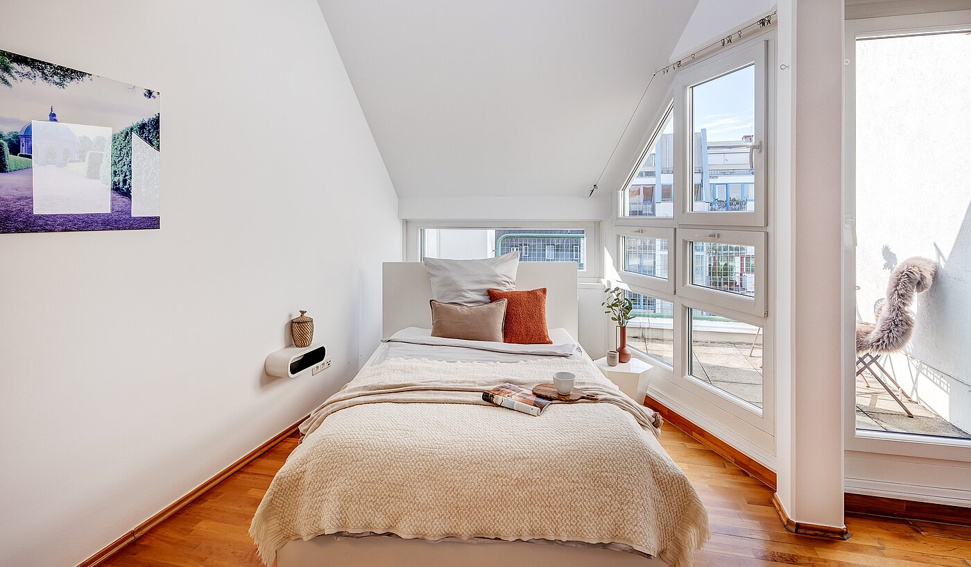 Apartamento de 1 habitación | München-Maxvorstadt | 70165 | Erholsames Schlafen