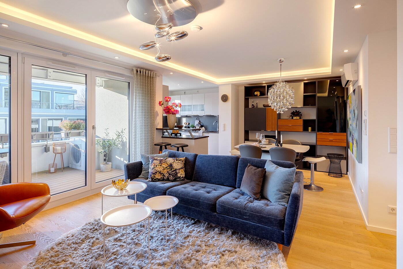 Apartamento de 4 habitaciones | München-Bogenhausen | 70380 | Wohnzimmer...