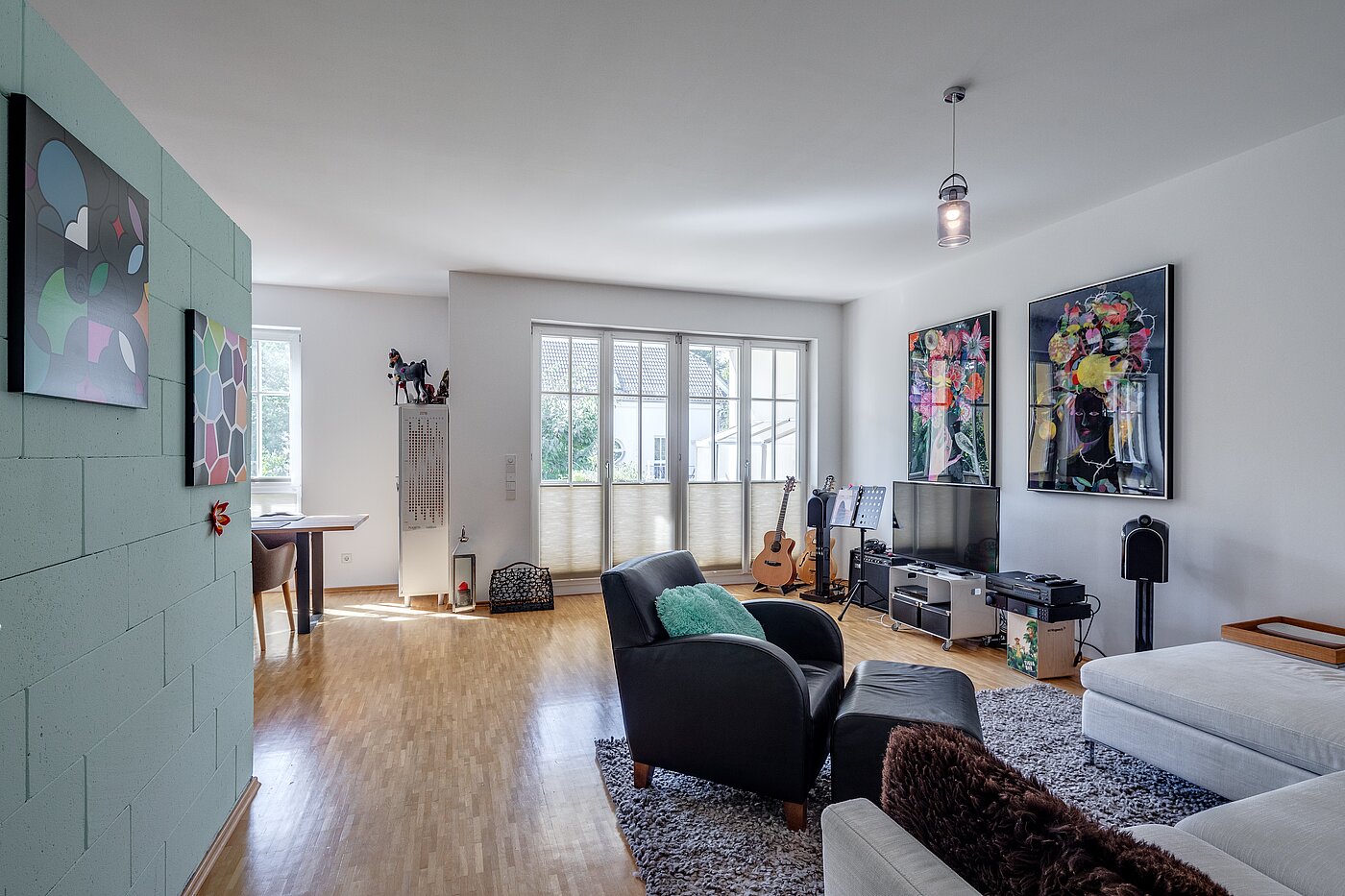 Apartamento de 3 habitaciones | München-Solln | 1809ML1 | Helles Wohnzimmer