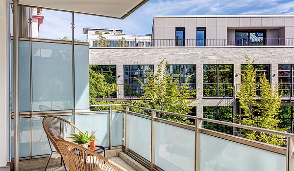 Apartamento de 3 habitaciones | München-Neuhausen | 70489 | Sonniger Balkon
