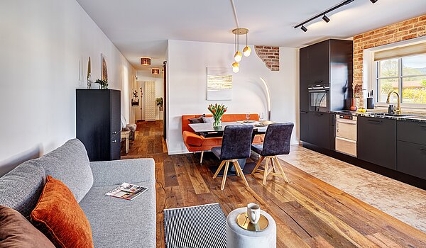 Piso en planta baja de 2 habitaciones | Bad Wiessee | 700942 | ...original Dielenböden...