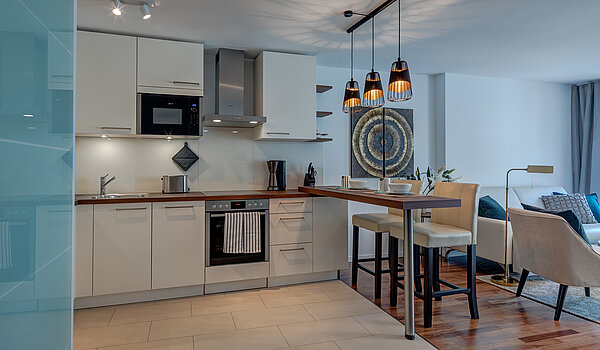 Apartamento de 2 habitaciones | München-Schwabing | 70434 | Offene Küche mit...