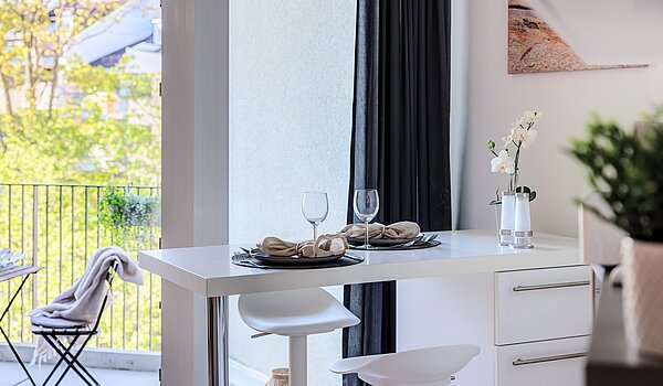 Apartment de 1.5 habitaciones | München-Bogenhausen | 70378 | ...und Essbereich