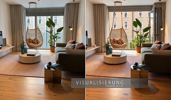 Apartamento de 2 habitaciones | München-Isarvorstadt | 70459 | ...und Faltfenster-Innen
