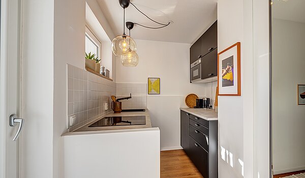 Apartamento de 1 habitación | München-Maxvorstadt | 700022 | Moderne Einbauküche