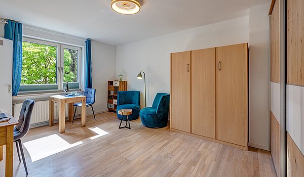 Apartamento de 1 habitación | München-Schwabing | 70454 | Wohnen, Arbeiten und...