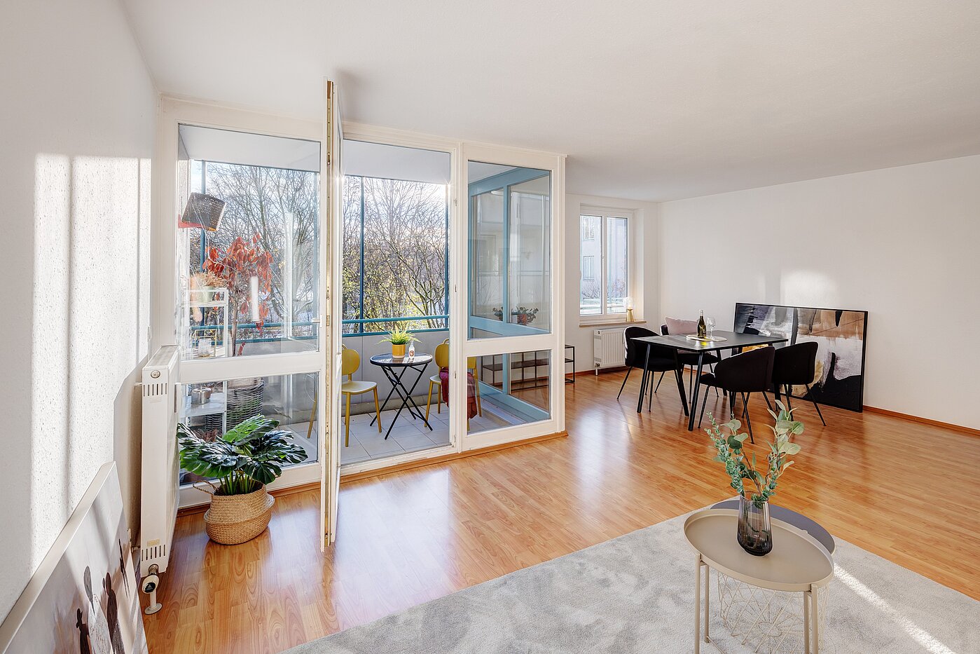 Apartamento de 3 habitaciones | München-Bogenhausen | 70085 | ...mit Zugang zum Balkon
