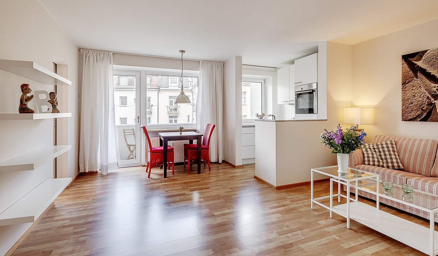 Apartamento de 1.5 habitaciones | München-Schwanthalerhöhe | 2211ML8 | Großzügiger Wohn-/Essbereich