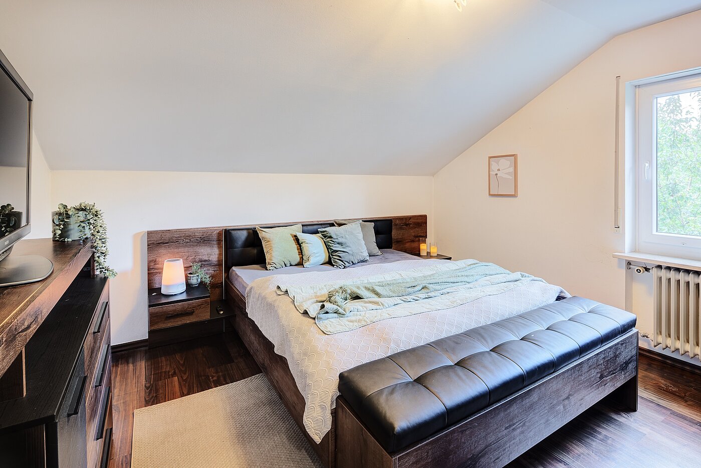 Piso ático de 3 habitaciones | Karlsfeld | 70217 | Schlafzimmer mit...