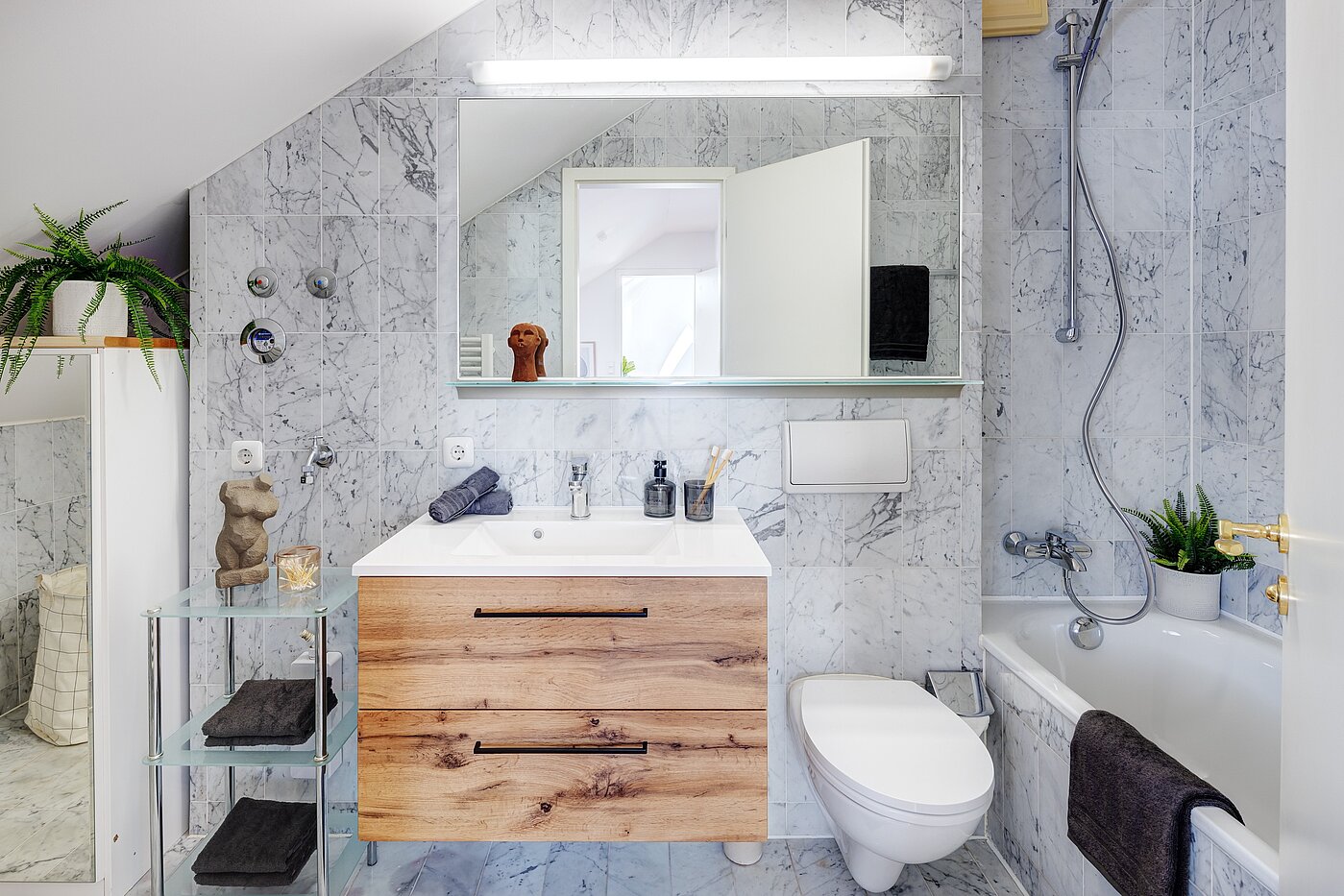 Piso dúplex  de 2.5 habitaciones | München-Haidhausen | 701172 | Hochwertiges Marmorbad...