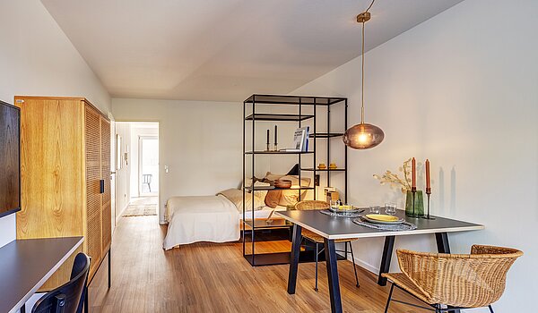 Apartamento de 1 habitación | München-Maxvorstadt | 700022 | Großzügiger & stylischer Wohnbereich