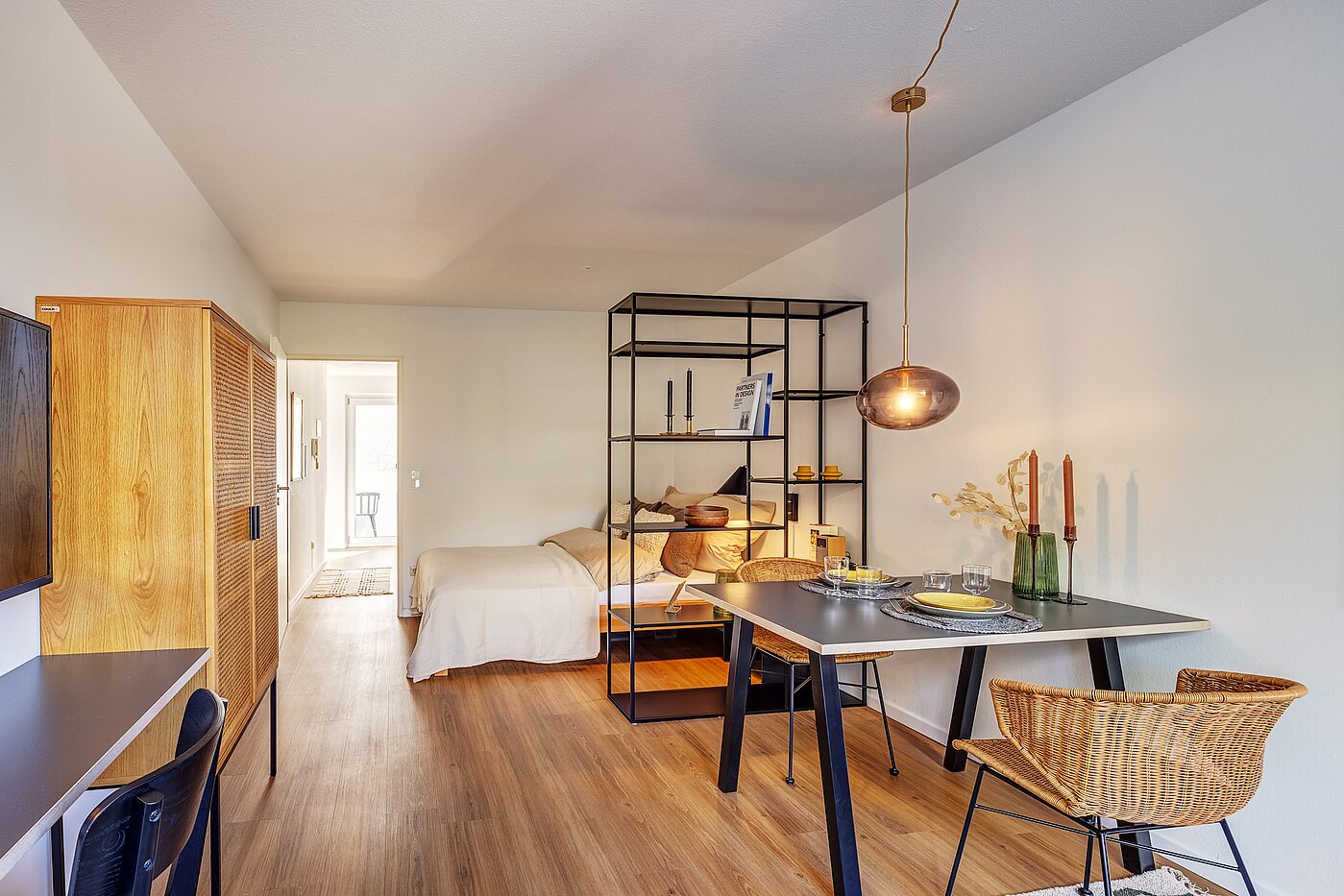 Apartamento de 1 habitación | München-Maxvorstadt | 700022 | Großzügiger & stylischer Wohnbereich