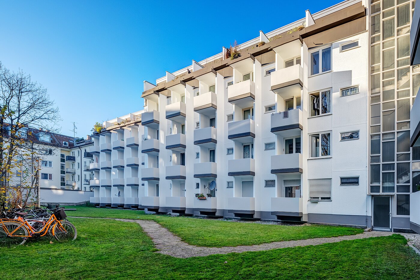 Apartment de 1 habitación | München-Milbertshofen | 70183 | Innenhof