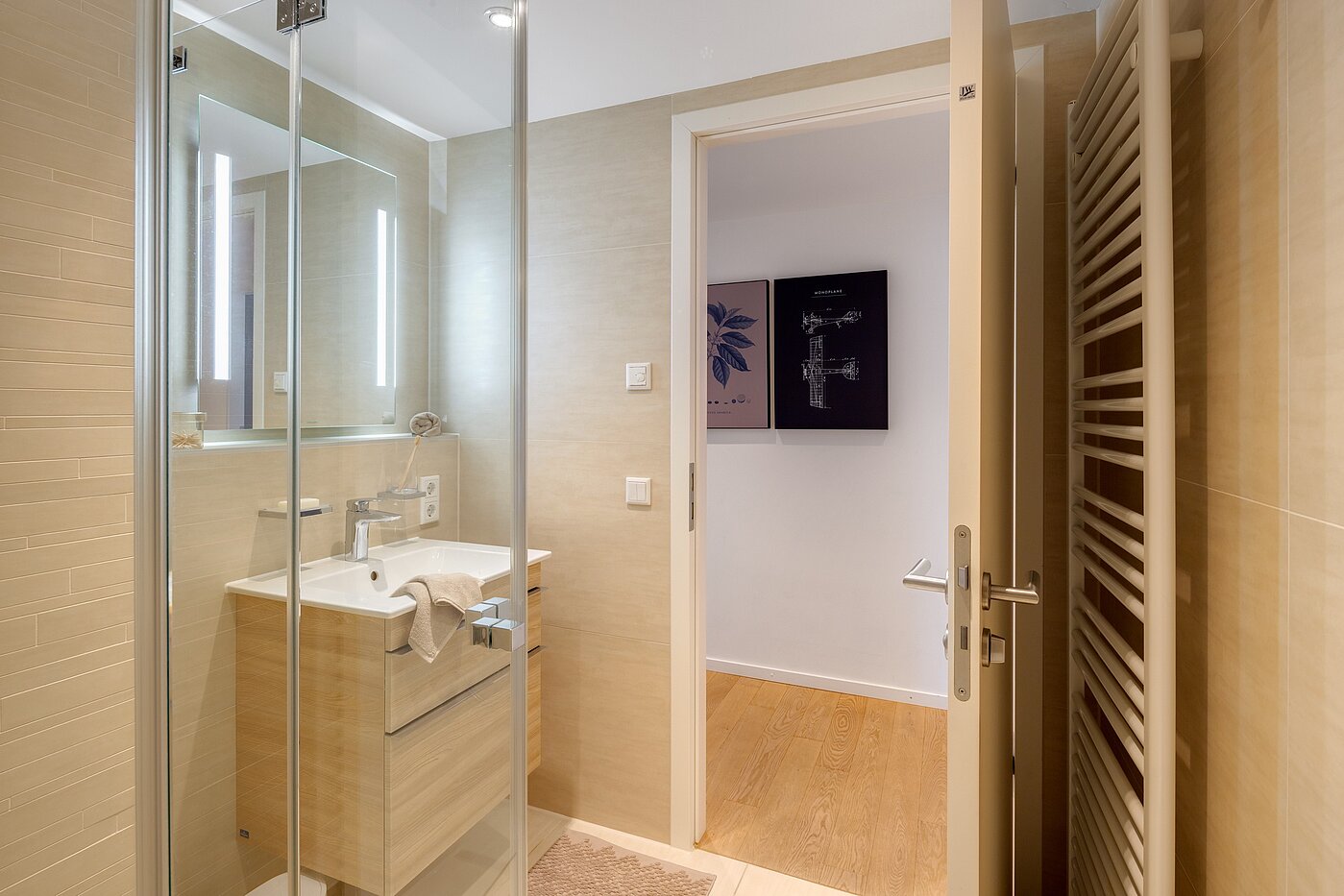 Apartamento de 4 habitaciones | München-Bogenhausen | 70380 | ...Duschbad